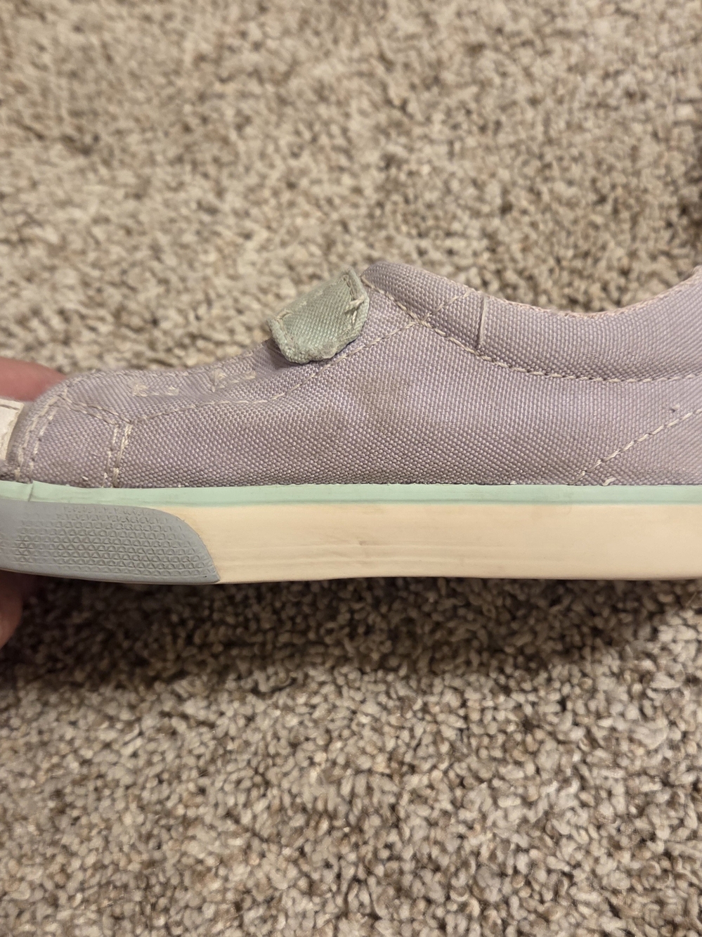 See Kai Run Lilac Sneakers with Pink, Yellow & Light Blue Accents - Picture 5 of 7